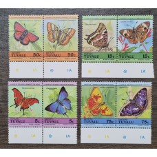 FLORES MARIPOSAS SERIE COMPLETA DE ESTAMPILLAS NUEVAS MINT